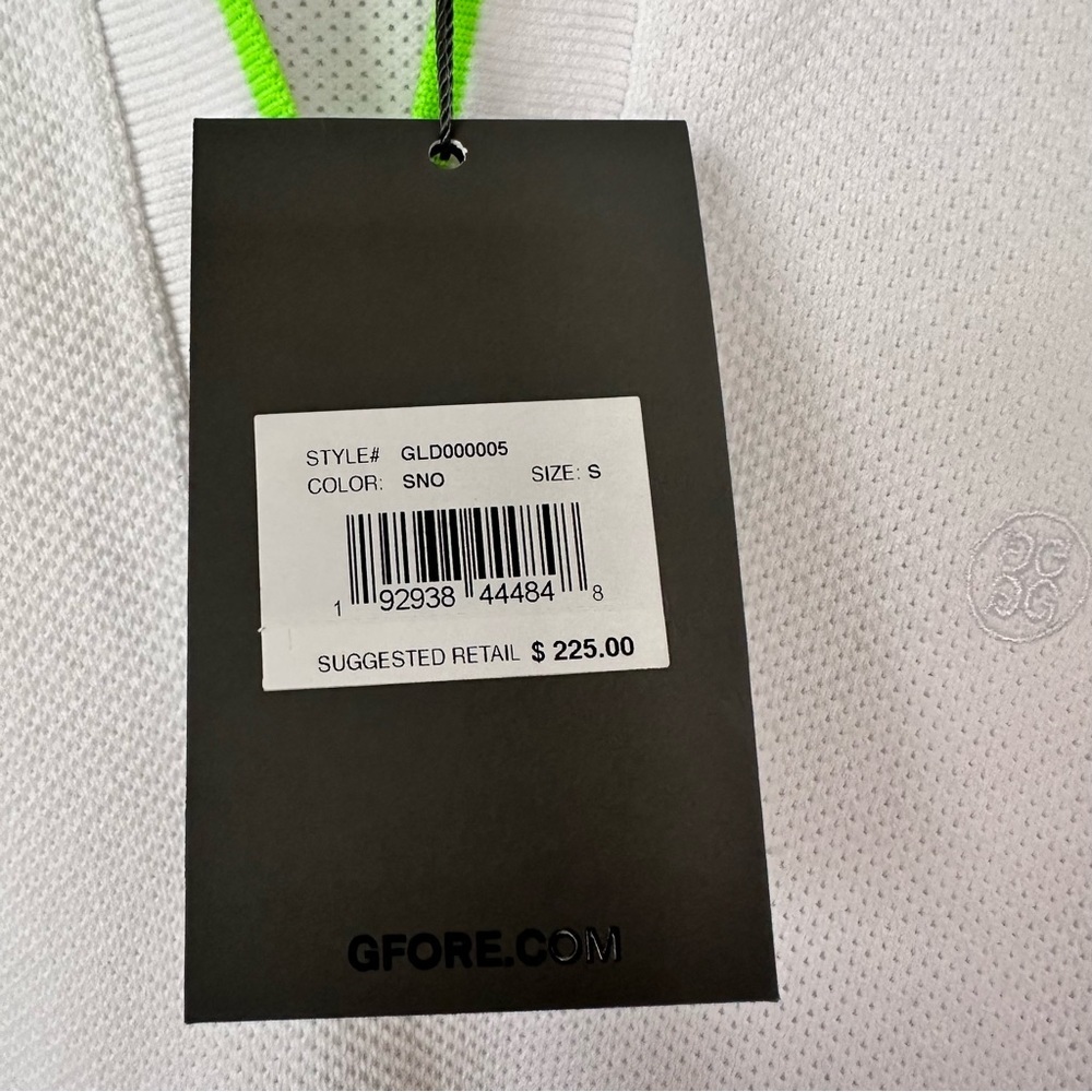 New G/FORE Pique Polo Women’s COTTON SLEEVELESS Golf DRESS Small White Snow $226 - Picture 11 of 16